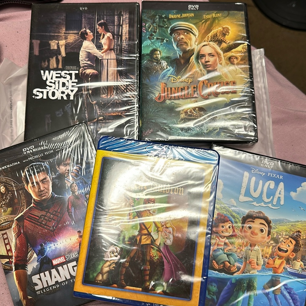 Individual DVDs on sale for $3 each